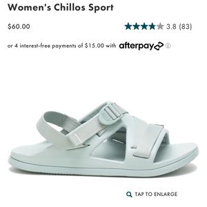 New in Box Chaco Chillos Sport